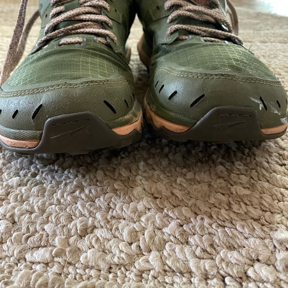 Altra Women's Lone Peak 6 Trail Running Shoe in the Dusty Olive 7.5 Hike Cabin - Picture 7 of 9